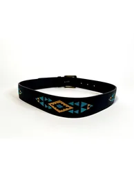 حزام لون أسود ببكلة - 4