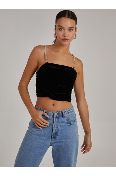 Ruched Crop Top