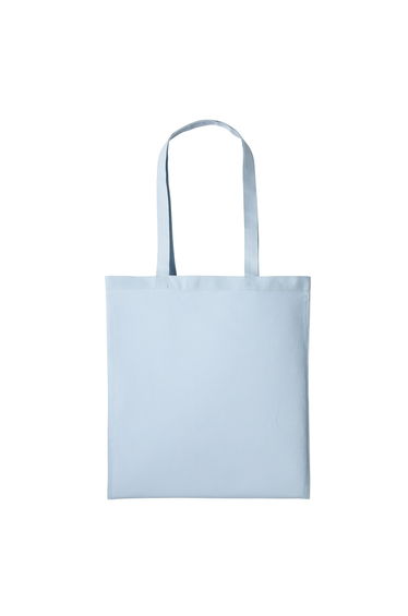 Nutshell Plain Strong Shoulder Shopper Bag - Pastel Blue