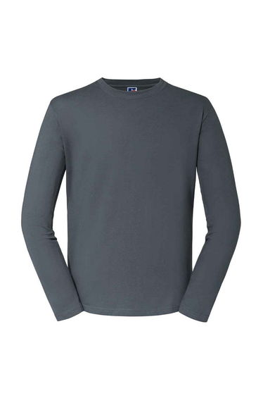 Russell Mens Classic Long-Sleeved T-Shirt - Convoy Grey