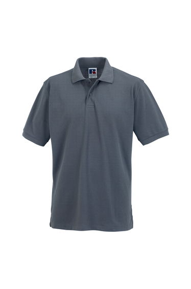 Russell Mens Polycotton Pique Hardwearing Polo Shirt - Convoy Grey