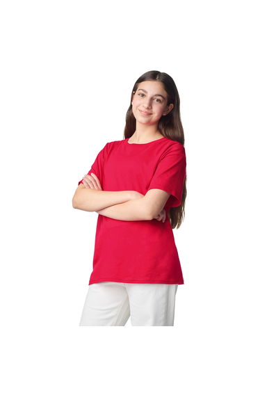 Gildan Childrens/Kids Plain Lightweight T-Shirt - Red