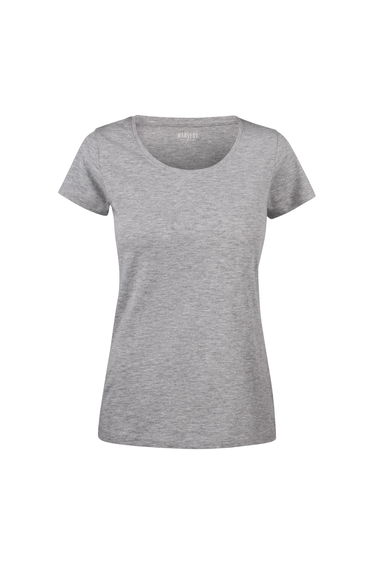 James Harvest Womens/Ladies Twoville T-Shirt - Grey Melange
