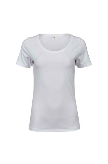 Tee Jays Womens/Ladies Stretch T-Shirt - White