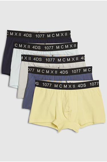 Multi Colour Mcmxii Pack Of 5 Trunks