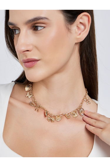 Women Heart Charm Necklace
