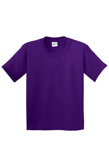 Gildan Childrens Unisex Soft Style T-Shirt (Pack Of 2) - Purple
