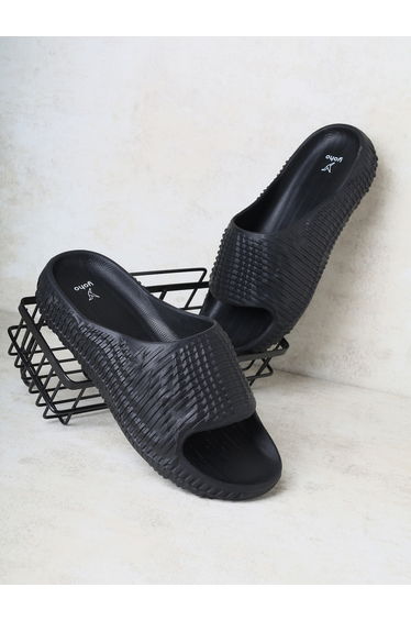 Men Black All-Terrain Sliders