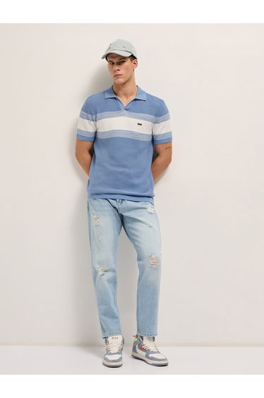 Men Pure Cotton Slim Fit Polo