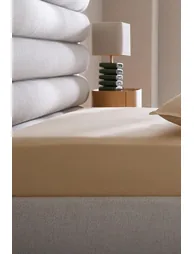 شرشف سرير قطن بحواف مطاطية بإرتفاع 30سم - 1