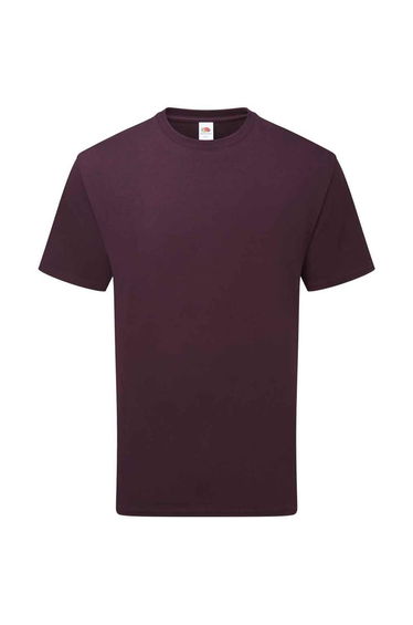 Fruit of the Loom Unisex Adult Cotton T-Shirt - Dark Plum
