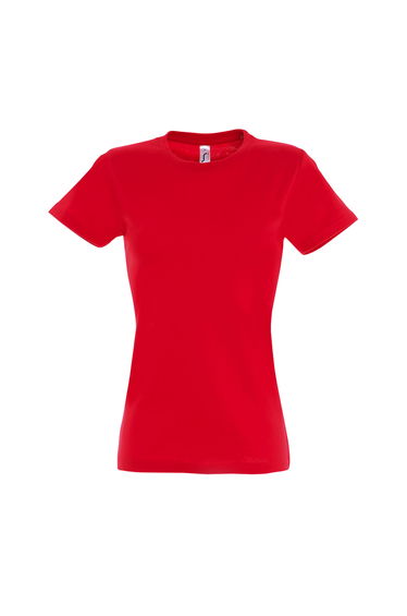 SOLS Womens/Ladies Imperial Heavy Short Sleeve T-Shirt - Red