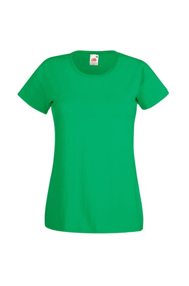Fruit Of The Loom Ladies/Womens Lady-Fit Valueweight Short Sleeve T-Shirt - Kelly Green