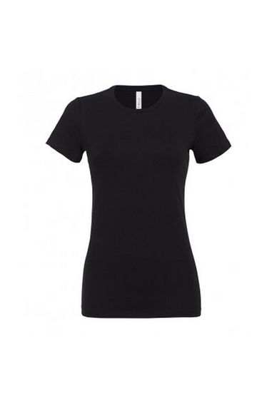 Bella + Canvas Womens/Ladies Relaxed Jersey T-Shirt - Black