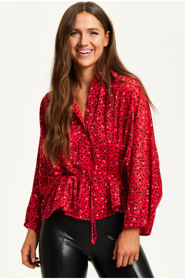 Women’s Heart Print Shirt