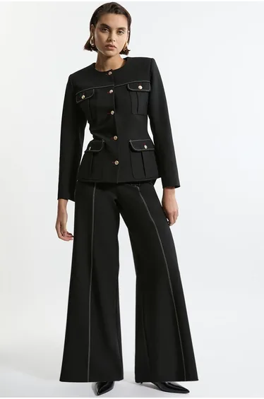 Compact Stretch Formal Tailored Jacket