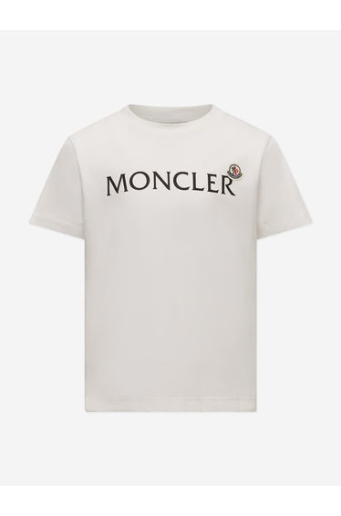 Boys Logo T-Shirt in Ivory
