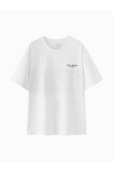 Men's Back Text Graphic T-Shirt