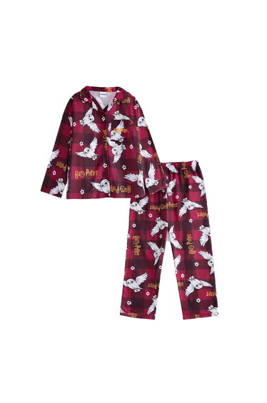 Harry Potter Girls Character Long Pyjama Set - Red