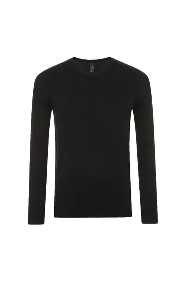 SOLS Mens Glory V Neck Sweater - Black