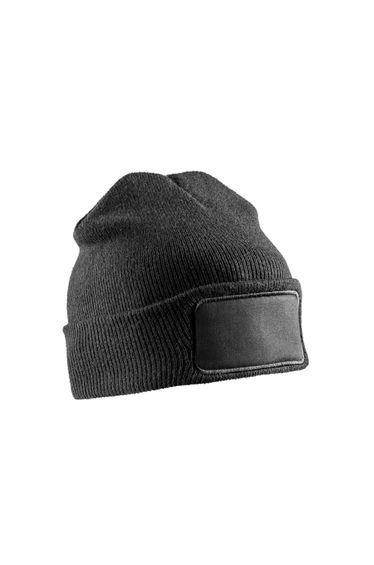 Result Genuine Recycled Unisex Adult Thinsulate Beanie - Black