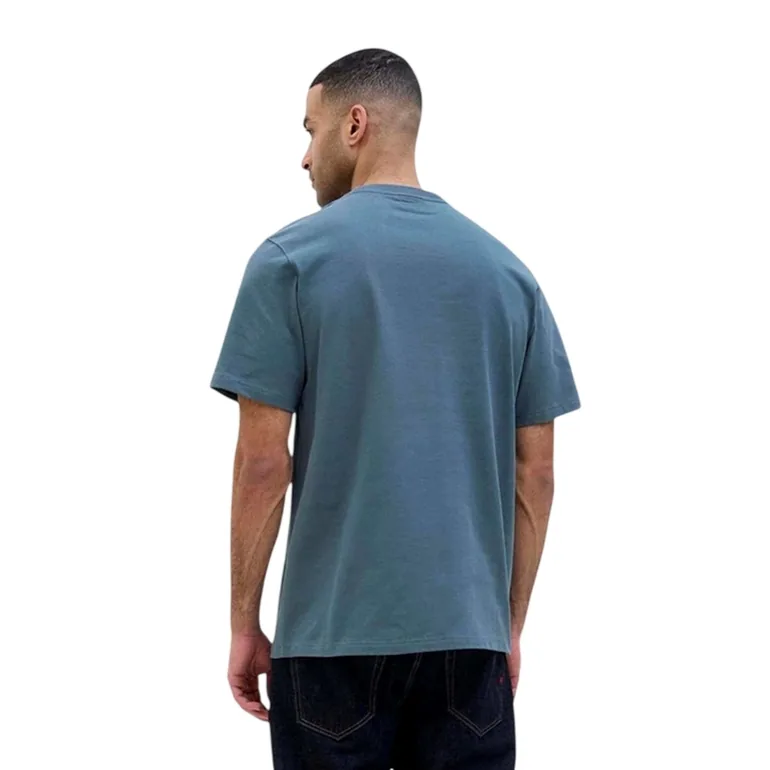 Jack And Jones Mens Royal Denim Division Embroidered T-Shirt - Orion Blue - 1