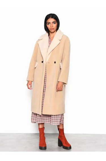 معطف جلاموروس بطول الركبة 