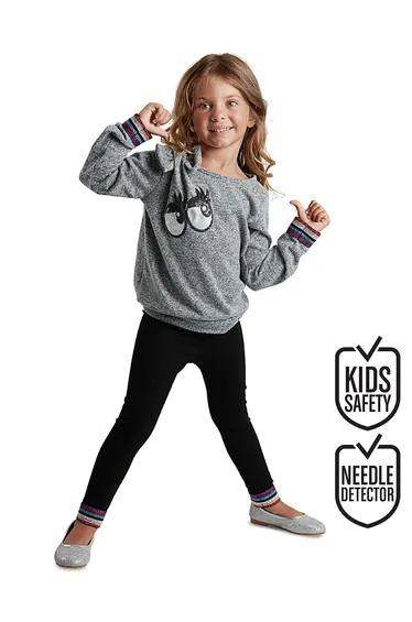 Eyes Girl's Knitwear Sweater Tights Set