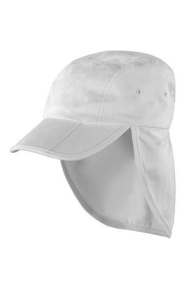 Result Unisex Headwear Folding Legionnaire Hat / Cap - White