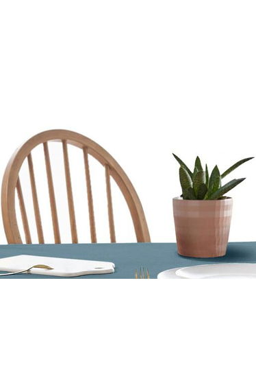 SCENARIO Stain Resistant Twill Cotton Tablecloth
