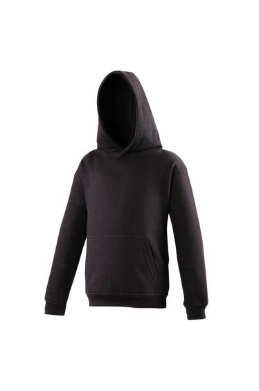 Awdis Kids Unisex Hooded Sweatshirt / Hoodie / Schoolwear - Black Smoke