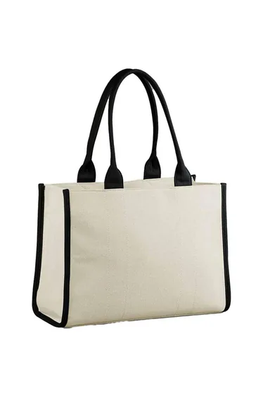 Quadra Puerto Large Tote Bag - Natural/Black