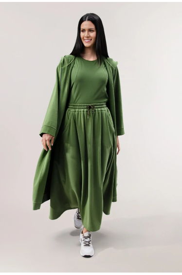 Good To Go Skirt - CORE DARK MUSK GREEN