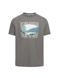 Trespass Mens Gallon Casual T-Shirt - Green Smoke