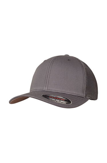 Yupoong Unisex Adult Flexfit Mesh Trucker Cap - Dark Grey