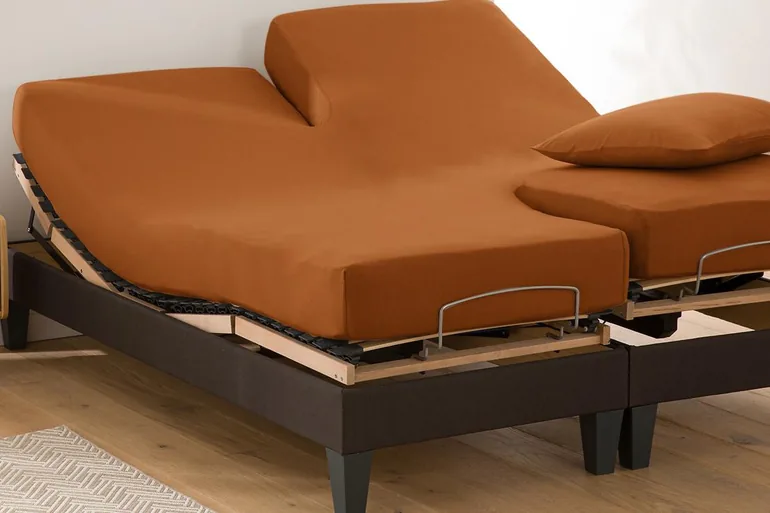Scenario Stretch Cotton Jersey Fitted Sheet for Articulated Beds - 1