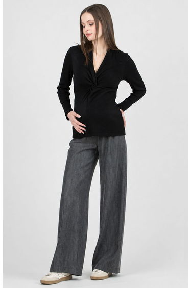 Issa Rib Knit Maternity Nursing Top
