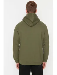 Sweatshirt - Khaki - Regular fit - 1