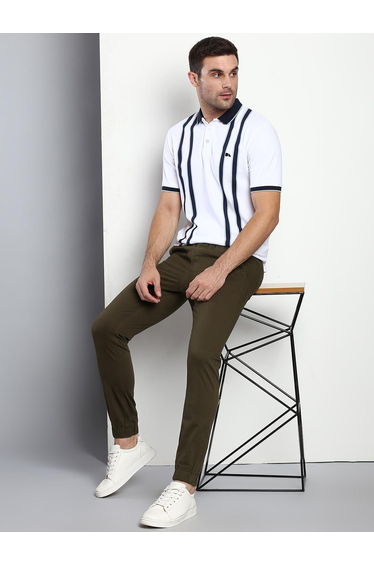 Straight Fit Cotton Joggers