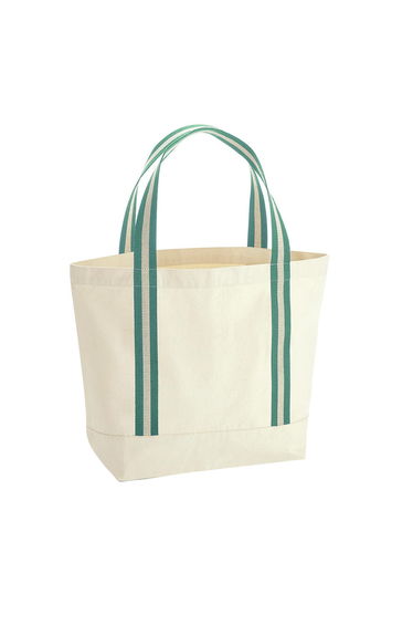 Westford Mill EarthAware Organic Shoulder Bag - Natural/Sage Green