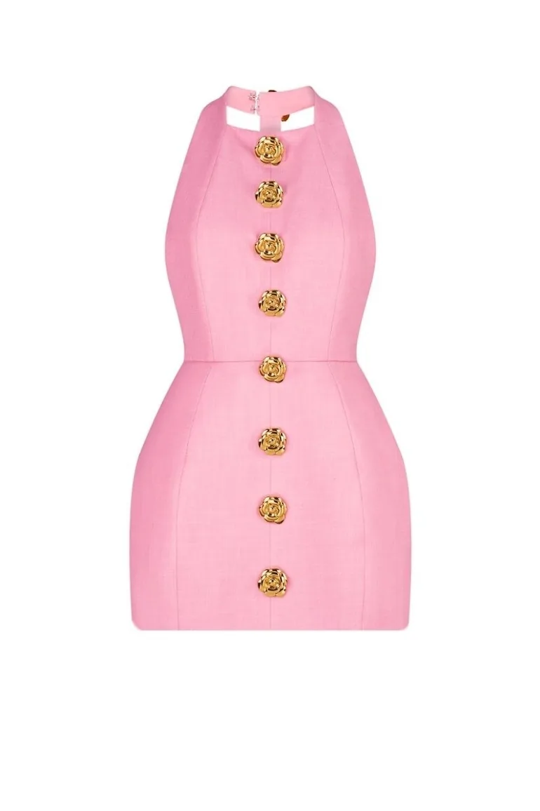 rebecca halter backless mini dress Rebecca Halter Backless Mini Dress Sunfere : Party Dresses : VogaCloset Oman