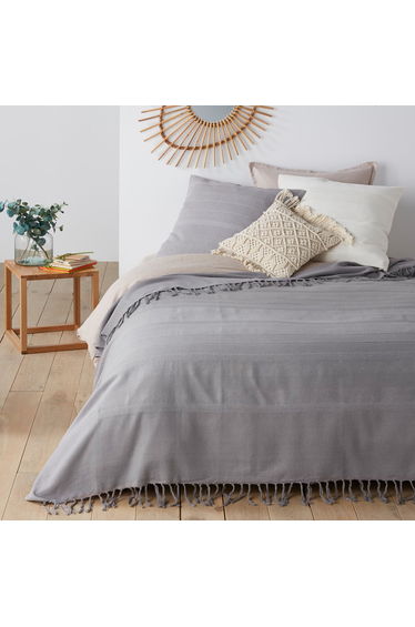 Nedo Cotton Fringed Bedspread