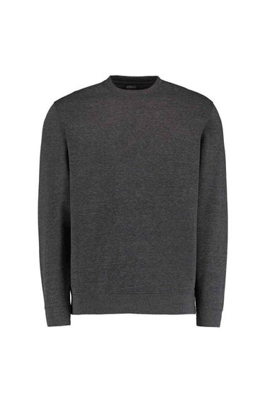 Kustom Kit Mens Klassic Superwash 60C Long-Sleeved Sweatshirt - Dark Grey Marl