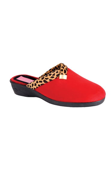 Lunar Womens/Ladies Michelle Slippers - Red