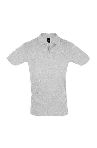 SOLS Mens Perfect Pique Short Sleeve Polo Shirt - Grey Marl