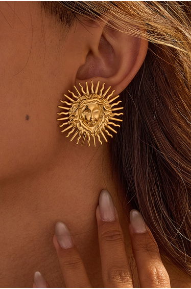 Sunface Stud Earrings