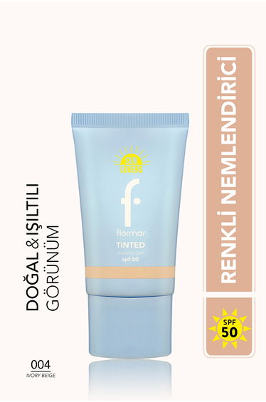 Sun Lovers Moisturizing Effect & Natural Finish Tinted Sunscreen Spf50- 004 Ivory Beıge