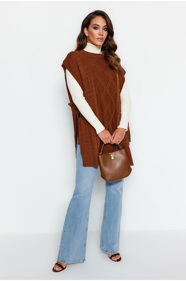 Sweater - Brown - Regular fit