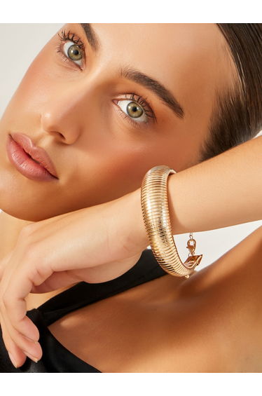 Textured Cuffed Bangle