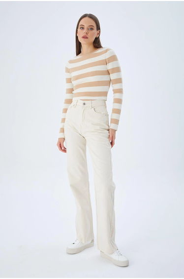 Mixray Striped Knit Sweater